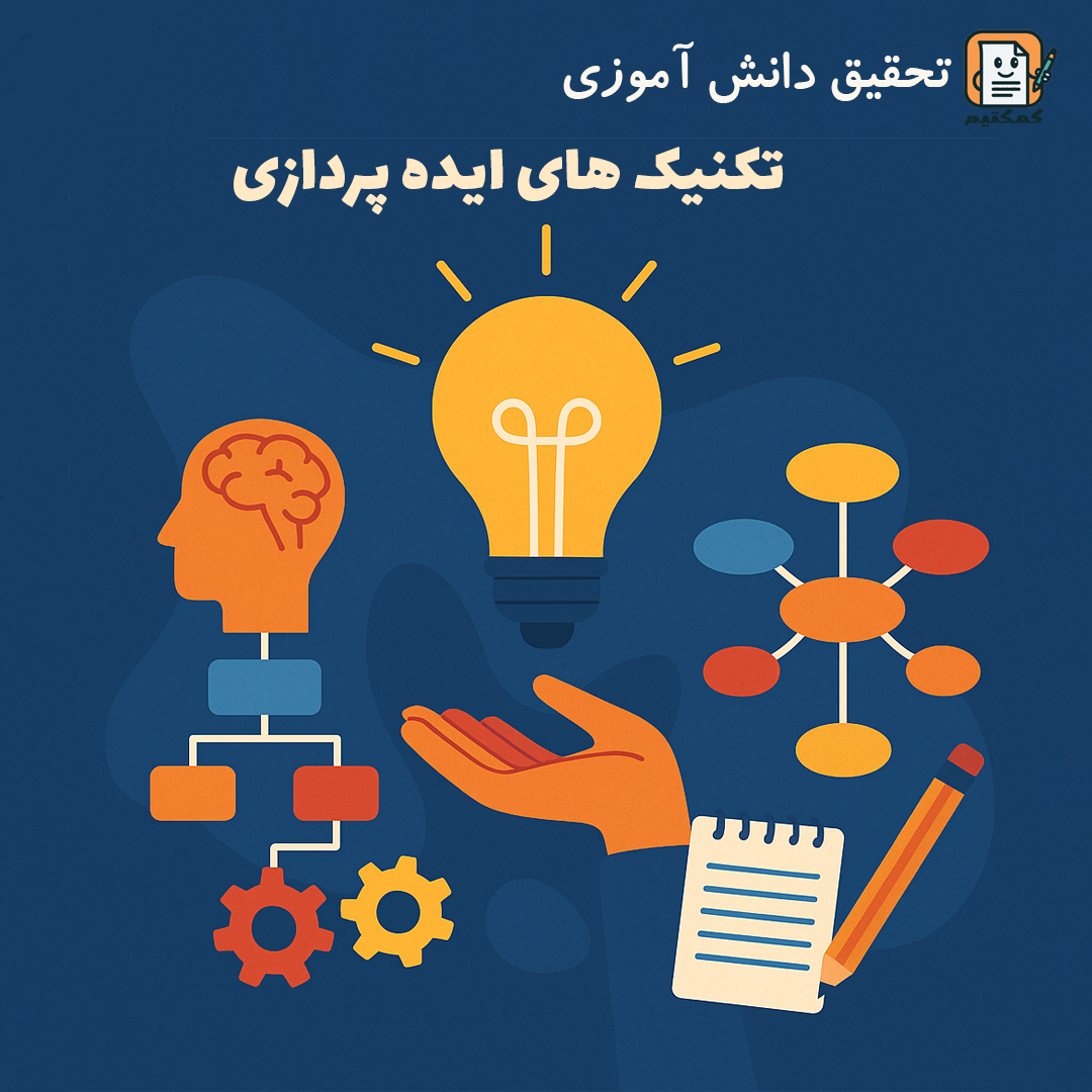 تحقیق دانش آموزی «تکنیک های ایده پردازی» + doc